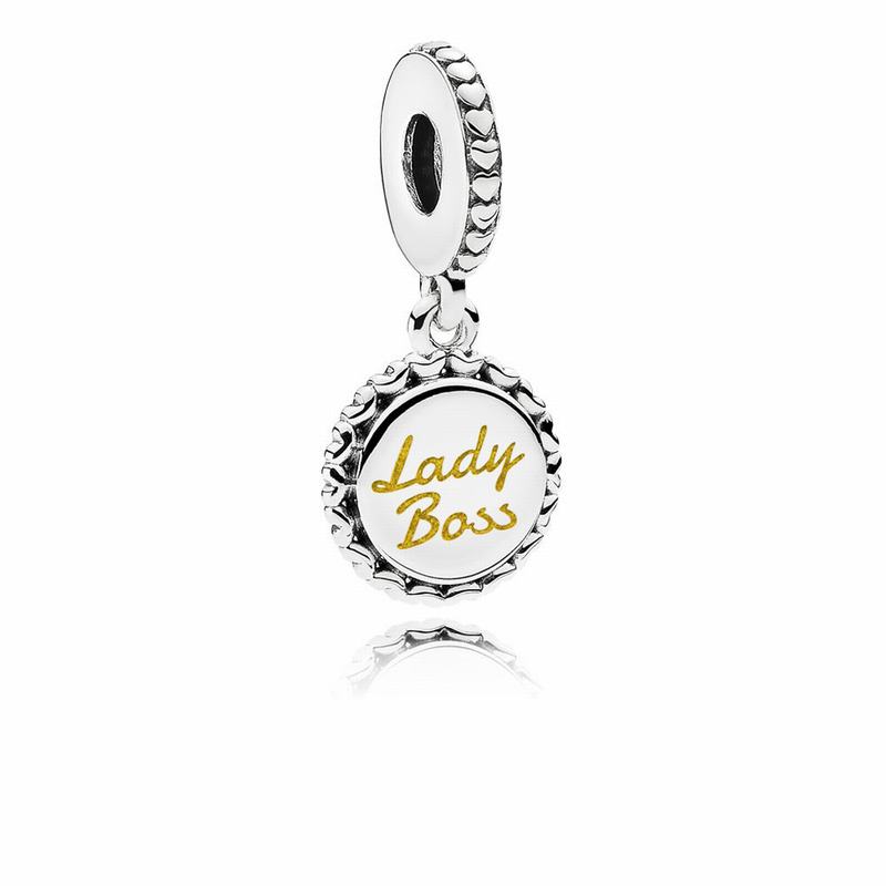 Pandora Australia Lady Boss Dangle Charm - Sterling Silver | NRGXKA946